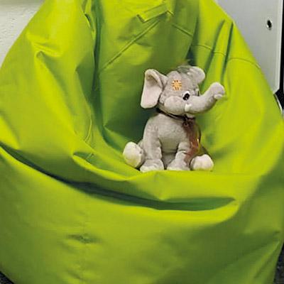 pufa dla dzieci w gabinecie psychoterapii